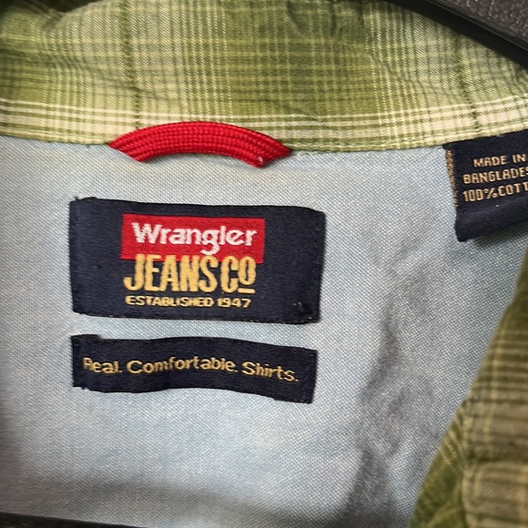 Wrangler Jeans Co XL short sleeve button up shirt - Picture 3 of 8